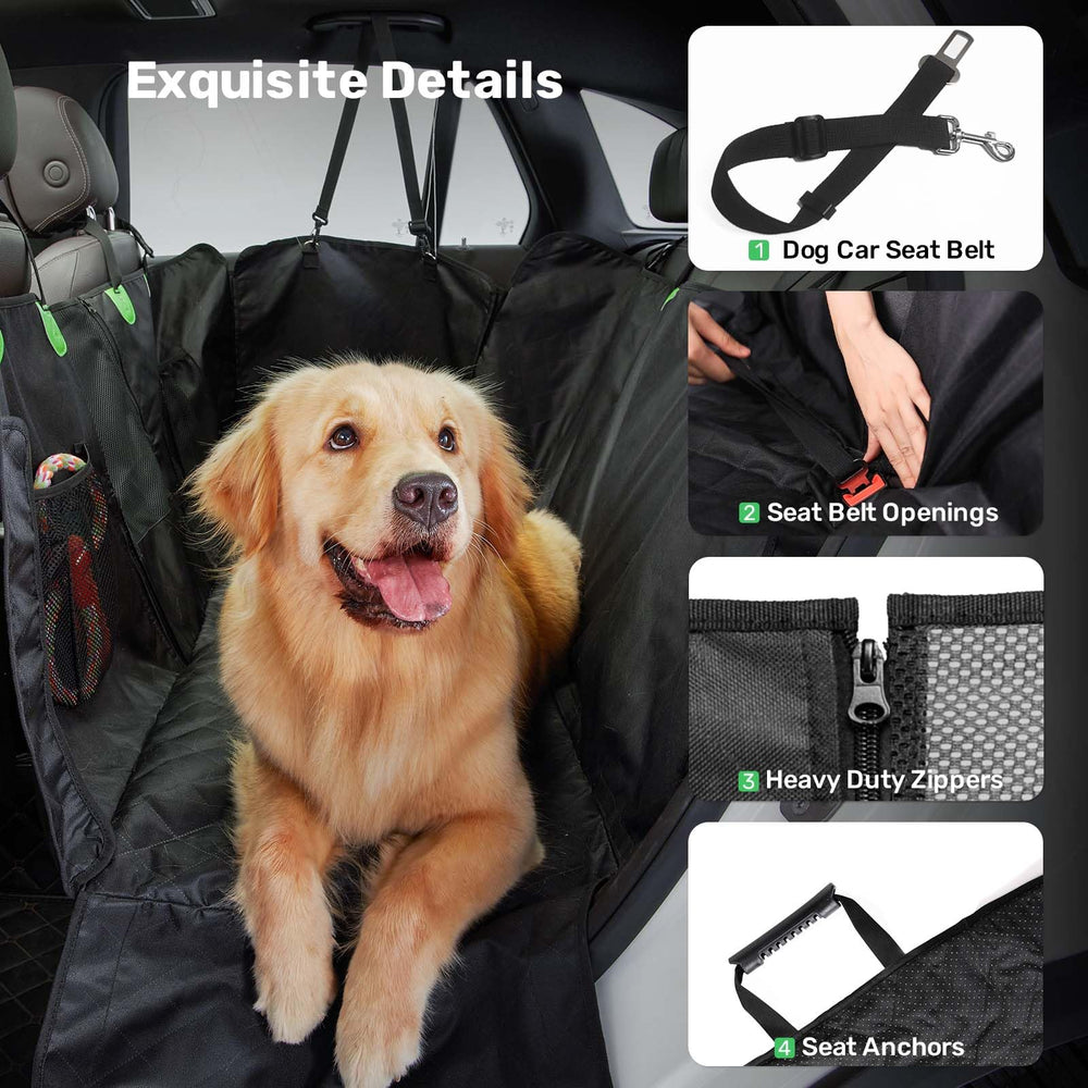 Zanch mesh ventilation window keeps your dog cool and lowers odor buildup.