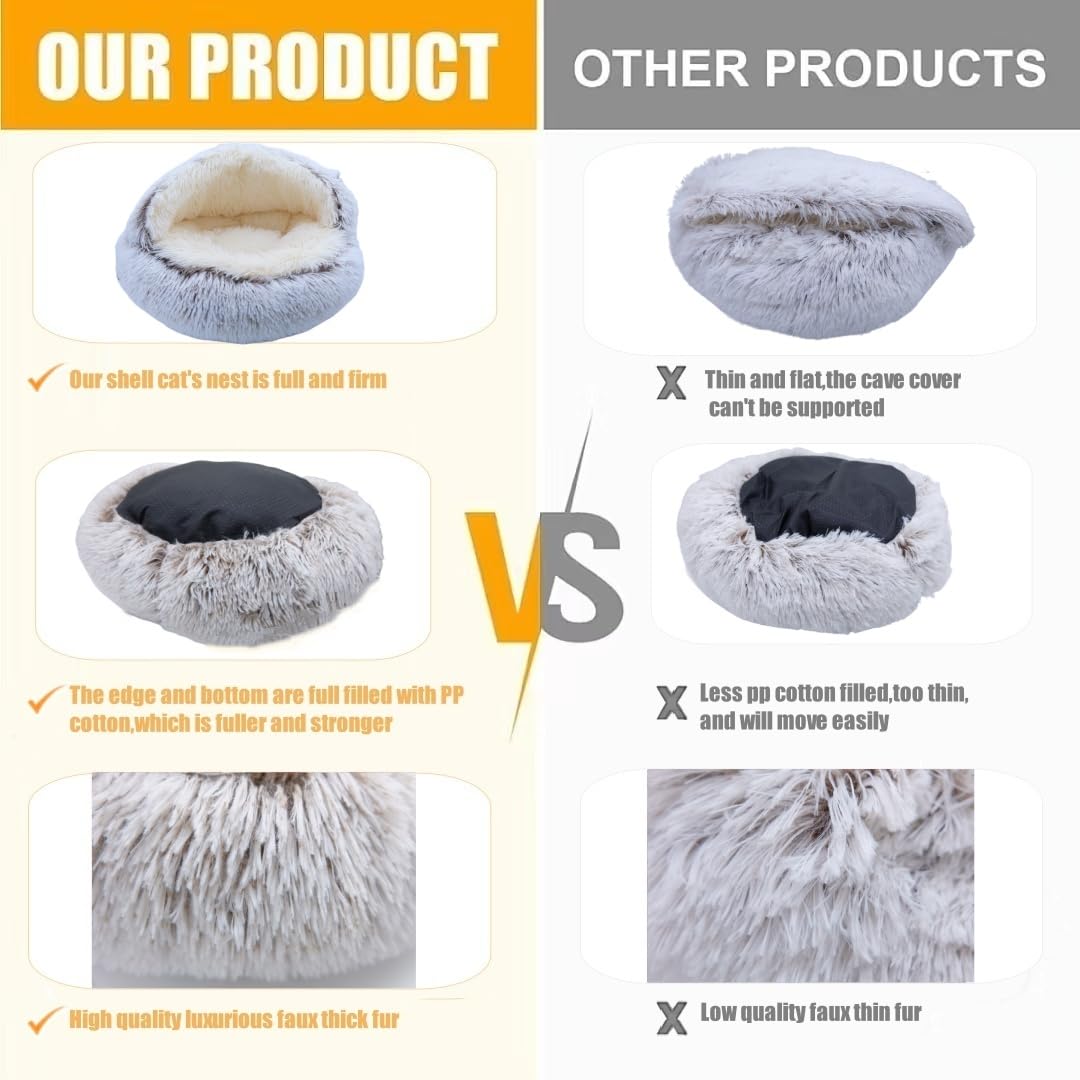 ZaneSun bed anti-slip waterproof bottom keeps floors dry and pets cozy.