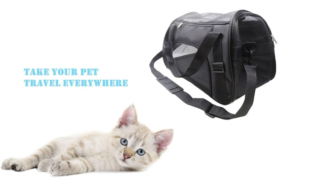 ZaneSun airline-approved pet bag fits cabin travel for small cats and dogs