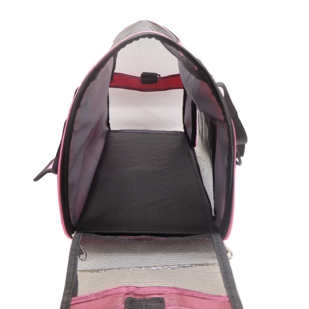 ZaneSun cat carrier with adjustable shoulder strap for comfortable carrying