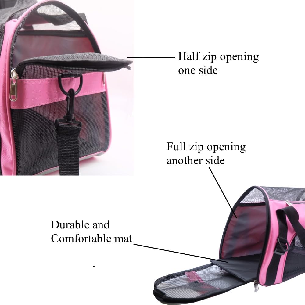 ZaneSun carrier side pocket view for storing toys and essentials