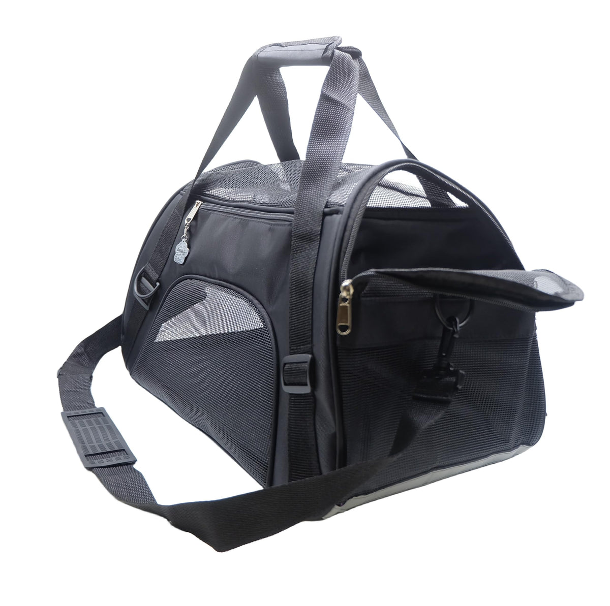ZaneSun cat carrier soft-sided travel bag provides cozy shelter during trips