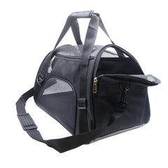 ZaneSun cat carrier soft-sided travel bag provides cozy shelter during trips