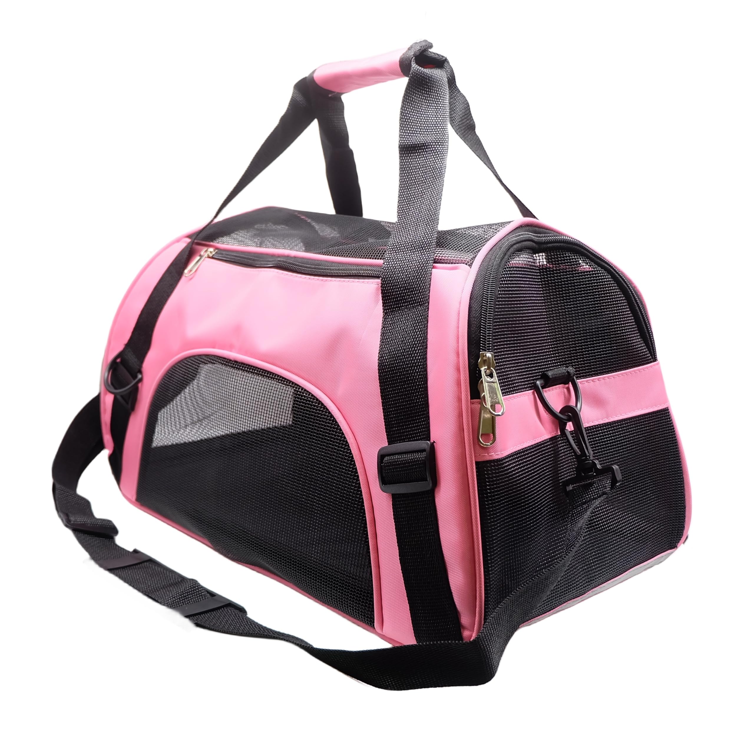 ZaneSun soft-sided pet carrier with mesh for breathable travel