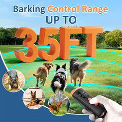 Zanthoxa dog bark deterrent LED strobe visual cue supports nighttime deterrence.