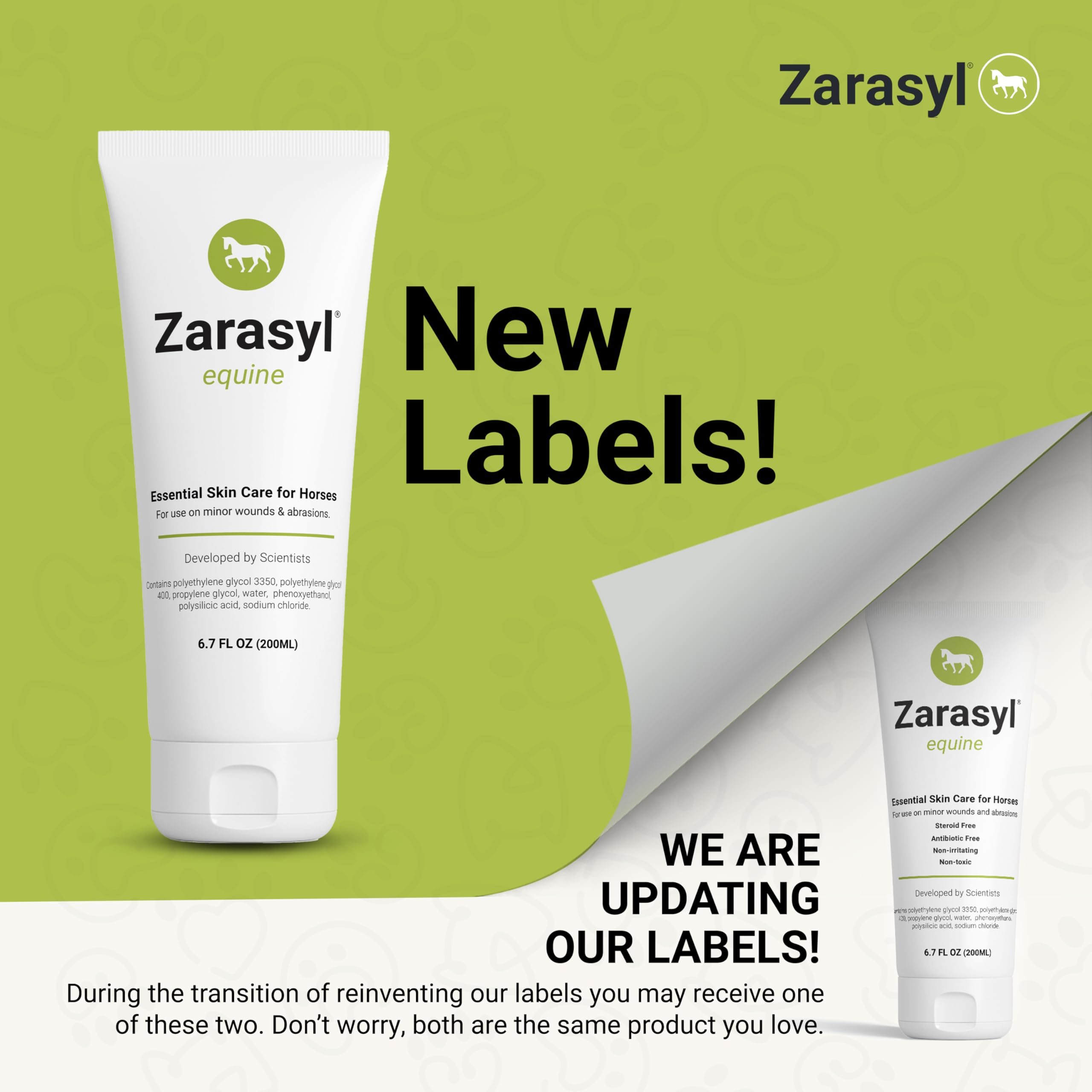 Zarasyl Essential Skin Care Ointment tube closeup—easy application for routine wound care.
