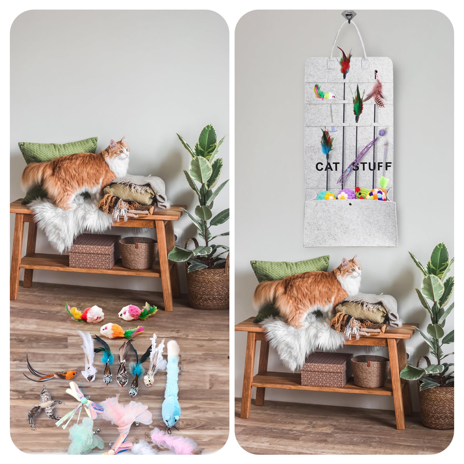 ZAVOOS hanging handle design makes it easy to mount in any neat space.