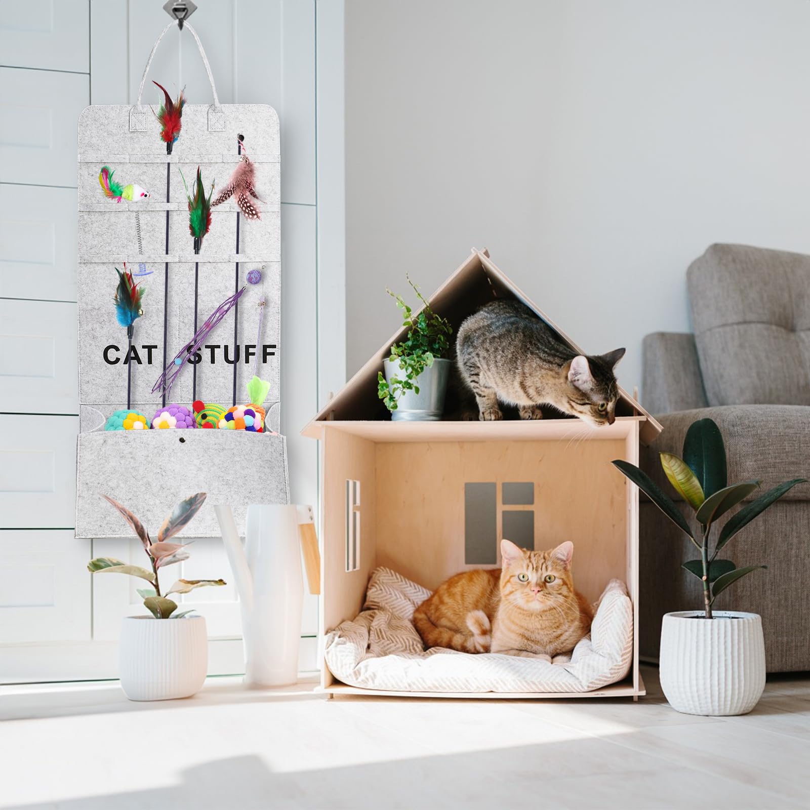 ZAVOOS indoor-friendly organizer doubles as a stylish home accent.