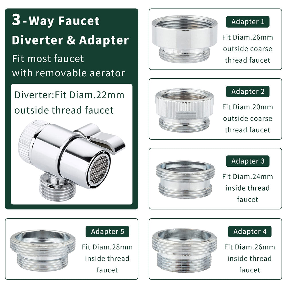 ZCONIEY quick-install shower head holder for easy mounting