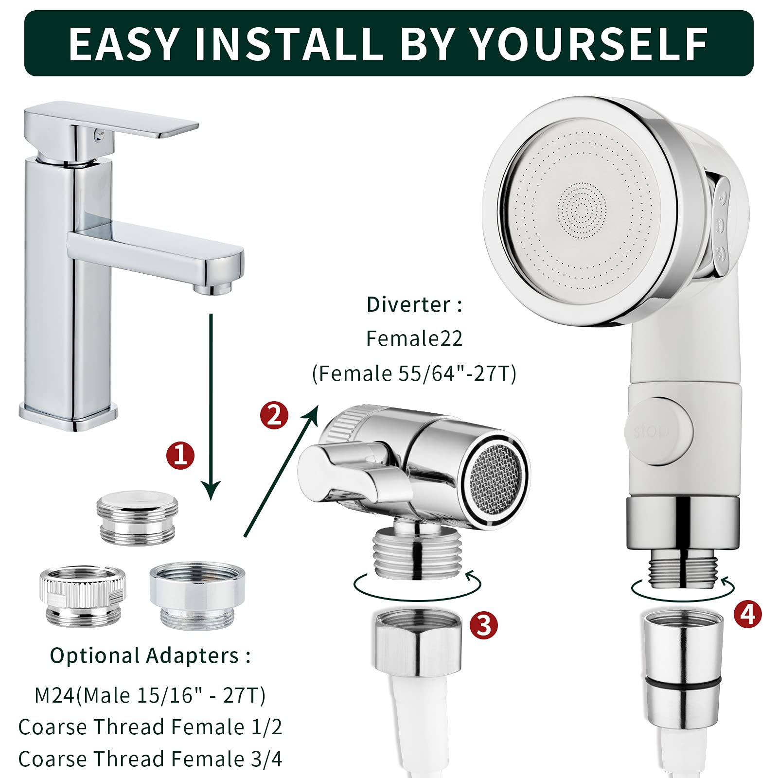 ZCONIEY pet bathing with sprayer enables spa-like rinsing for pets.