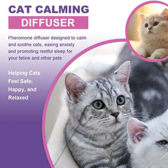 Zcotsu Cat Calming Diffuser Refill bottle shows 35 days of continuous calm