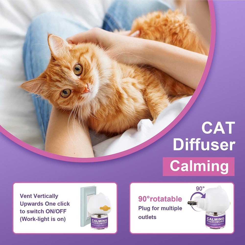 Zcotsu Cat Calming Diffuser Refill helps reduce tension in multi-cat rooms
