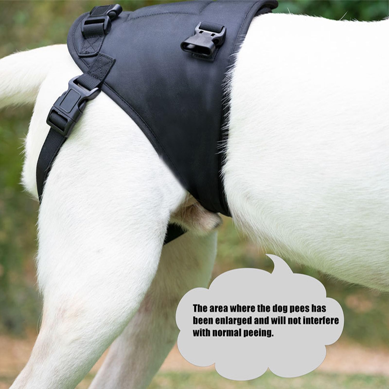 ZDBFu Dog Sling velcro strap secure-fit ensure stable assistance during walking and stairs