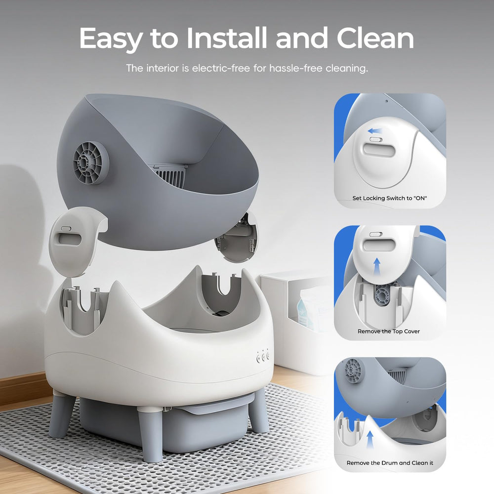 ZeaCotio removable liner aids quick, hygienic cleaning.