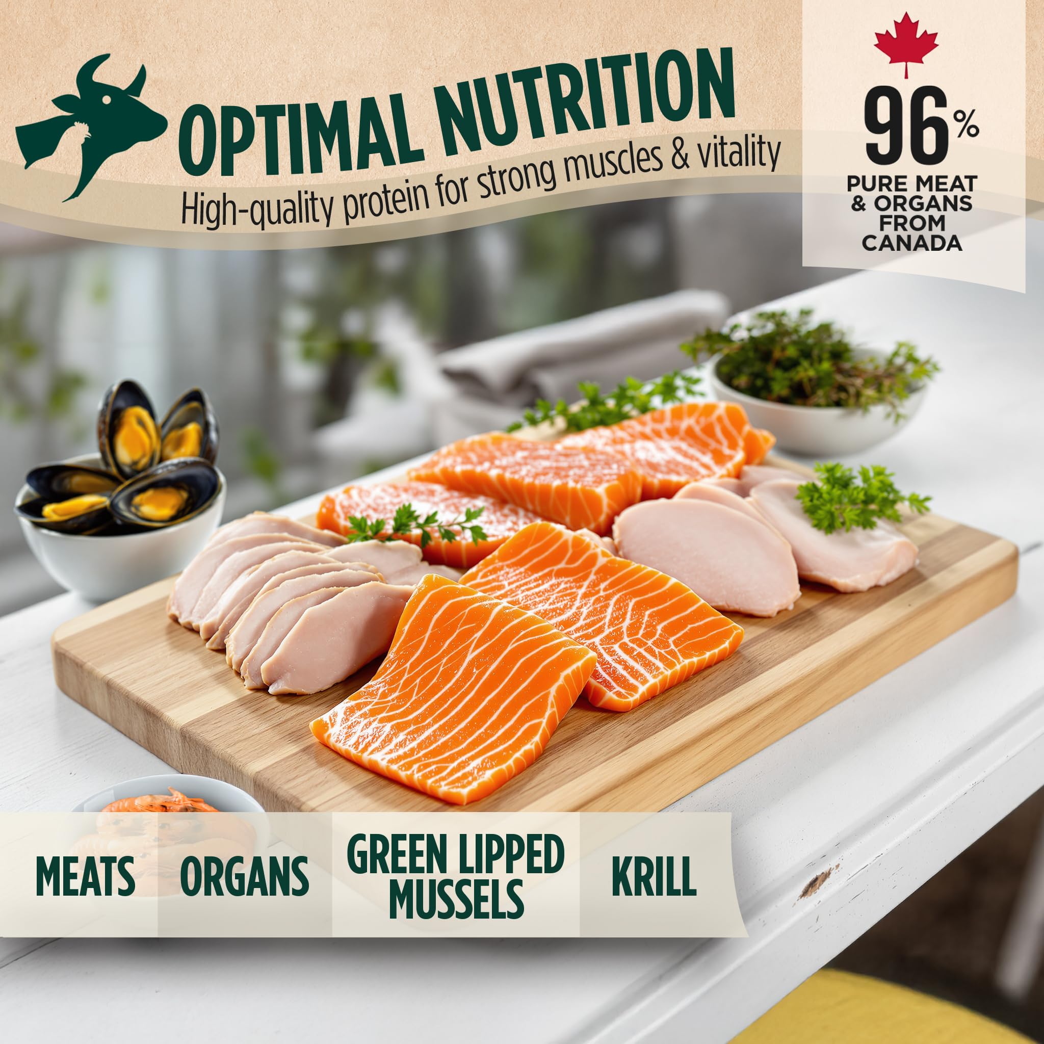 ZEAL Canada organic vegetables pumpkin image highlights digestion-friendly, fiber-rich ingredients.