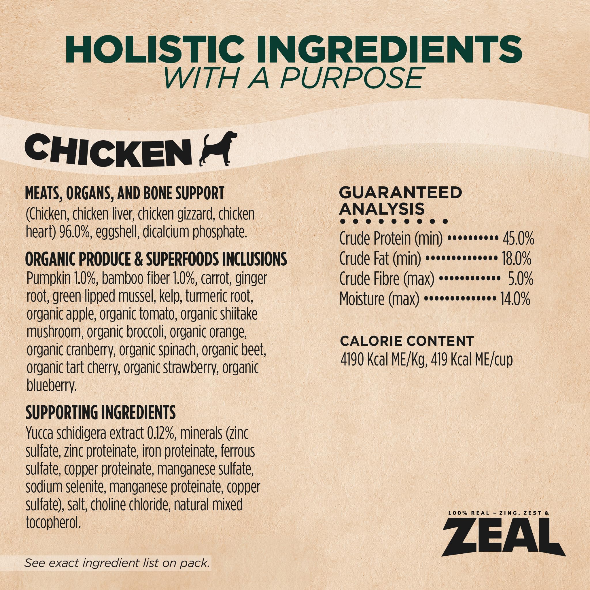 ZEAL Canada pumpkin, blueberries, and apples provide immune-supportive nutrition.