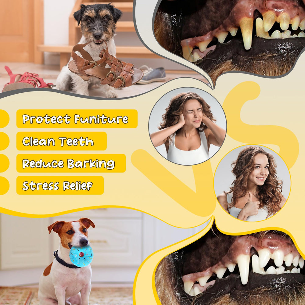 Zeaxuie 23pack puppy playtime scene showcases varied toys for interactive fun