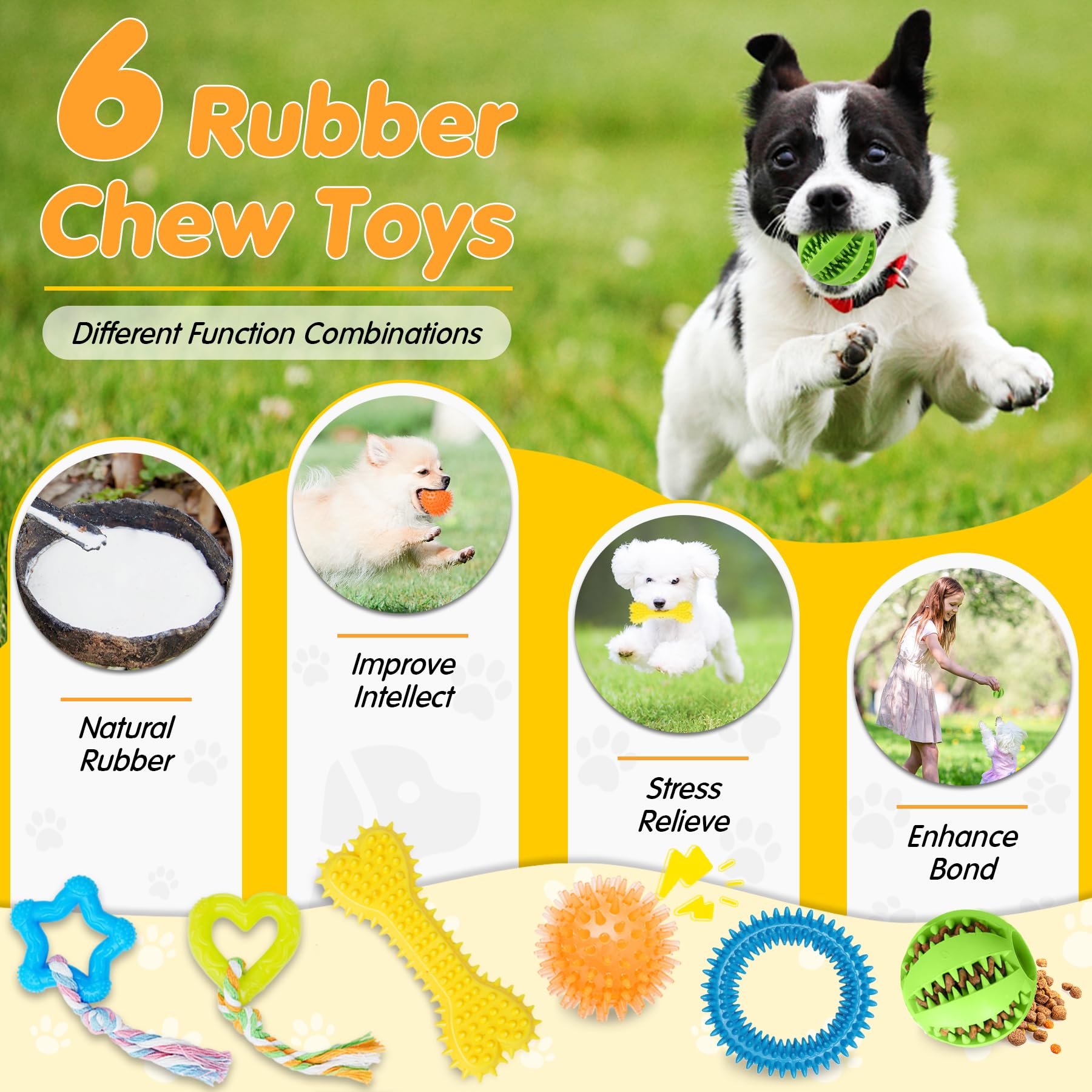 Zeaxuie dog bag rolls help keep messes tidy during outdoor play.
