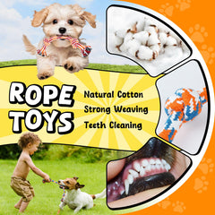 Zeaxuie tough rope toy ready for chewing and gentle tugging
