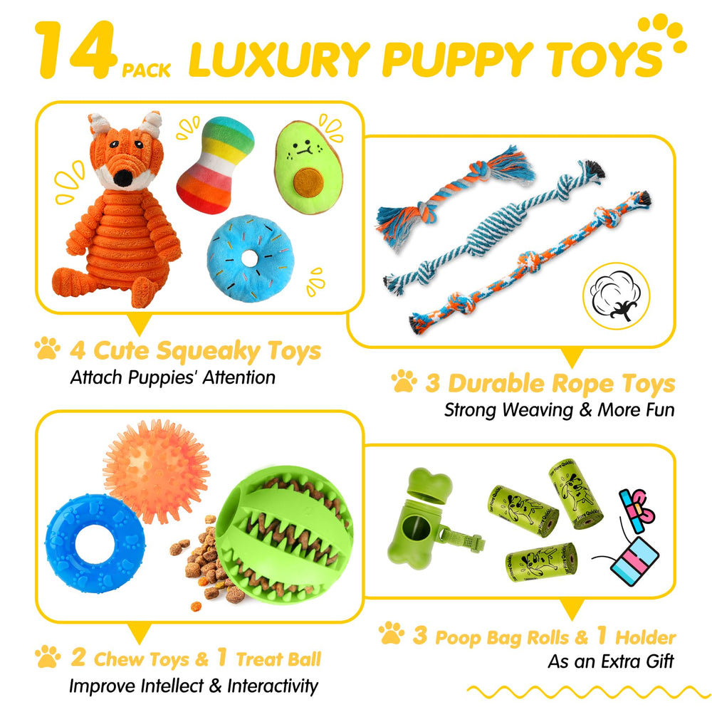 Zeaxuie squeaky plush fox toy enhances interactive play with a satisfying squeak