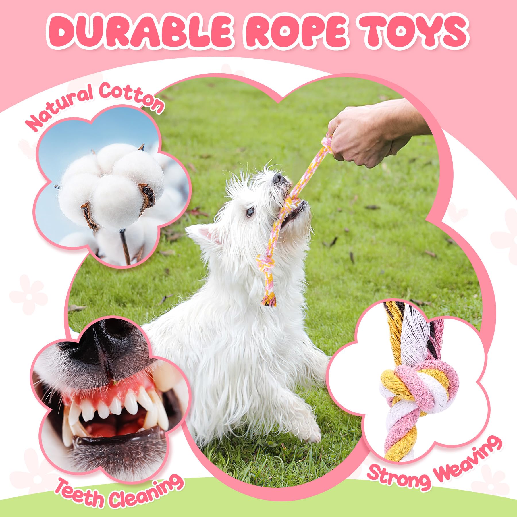 Zeaxuie squeaky plush toy offers crinkle sounds to attract pups