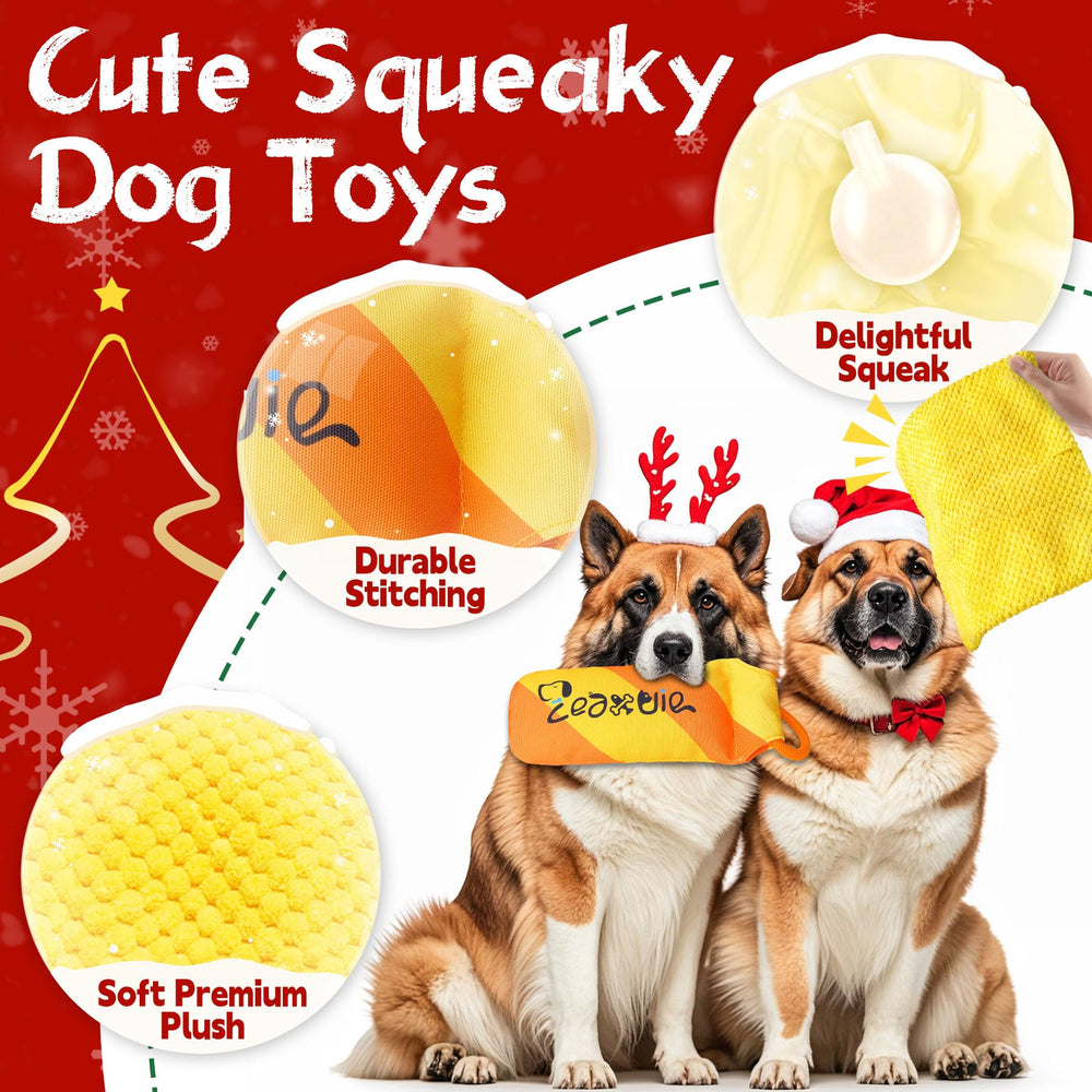 Zeaxuie squeaky-toy-1—soft rubber squeaks engage dogs during play and treats.