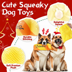 Zeaxuie squeaky-toy-1—soft rubber squeaks engage dogs during play and treats.