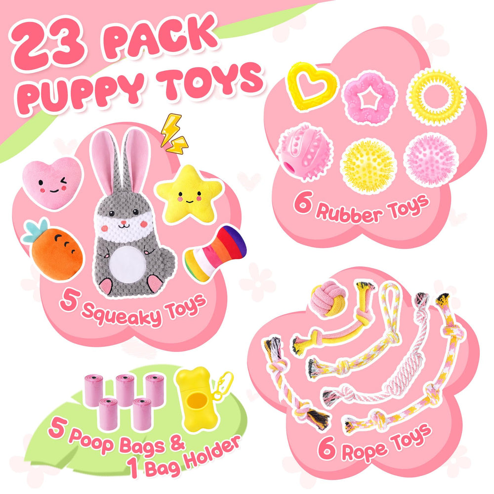 Zeaxuie rubber chew toys designed for gentle chewing and teething.