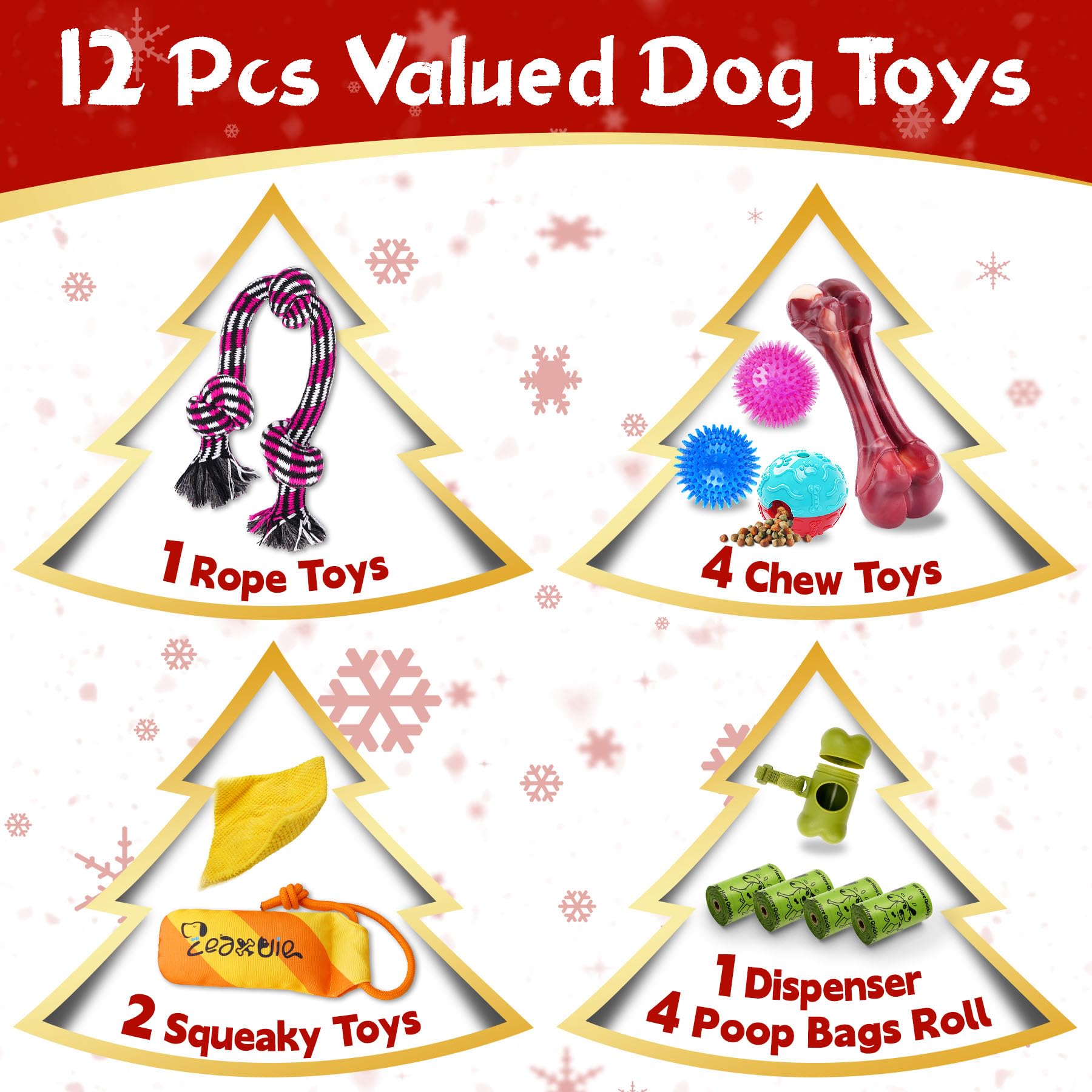 Zeaxuie tug-of-war bag—durable for aggressive chewers, ideal for interactive tug games.