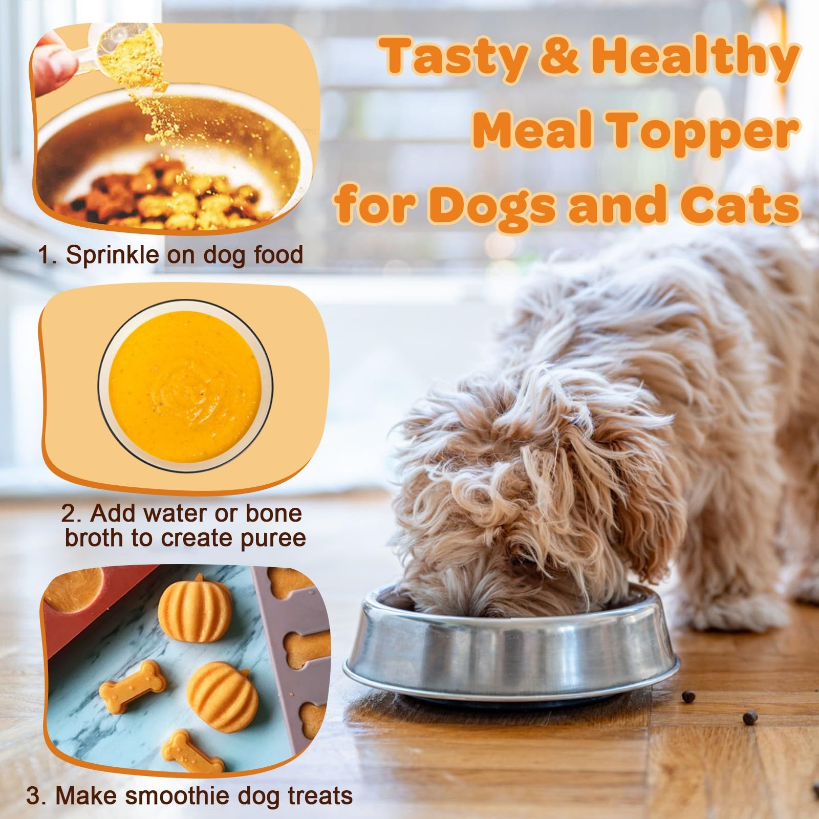 ZEBORA pumpkin for dogs miscanthus grass ingredient highlights natural fiber
