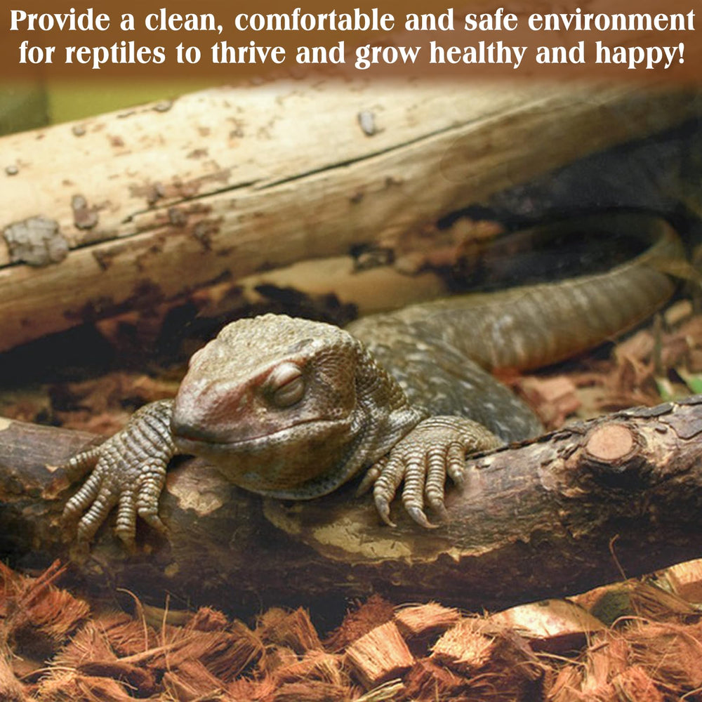 ZeeDix coconut husk substrate showing wide application across reptiles