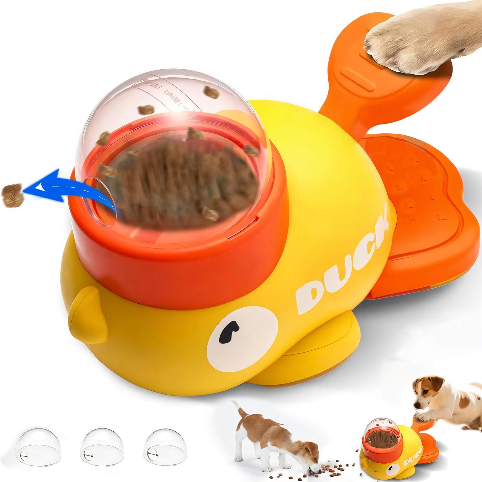 ZEKURAPA duck-dog-toy-puzzle engages canine minds with interactive play