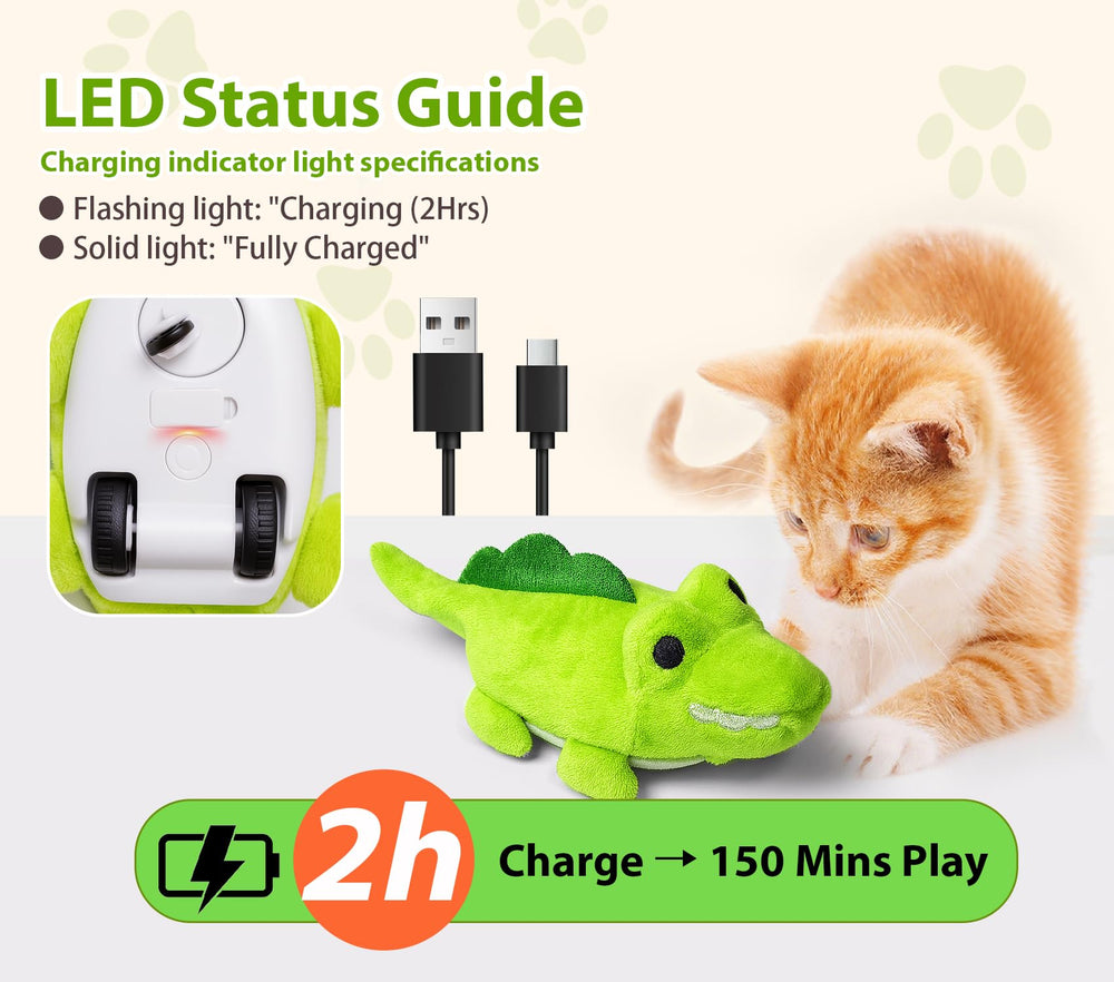 ZeLing HTL catnip infused plush attracts hesitant cats during playtime