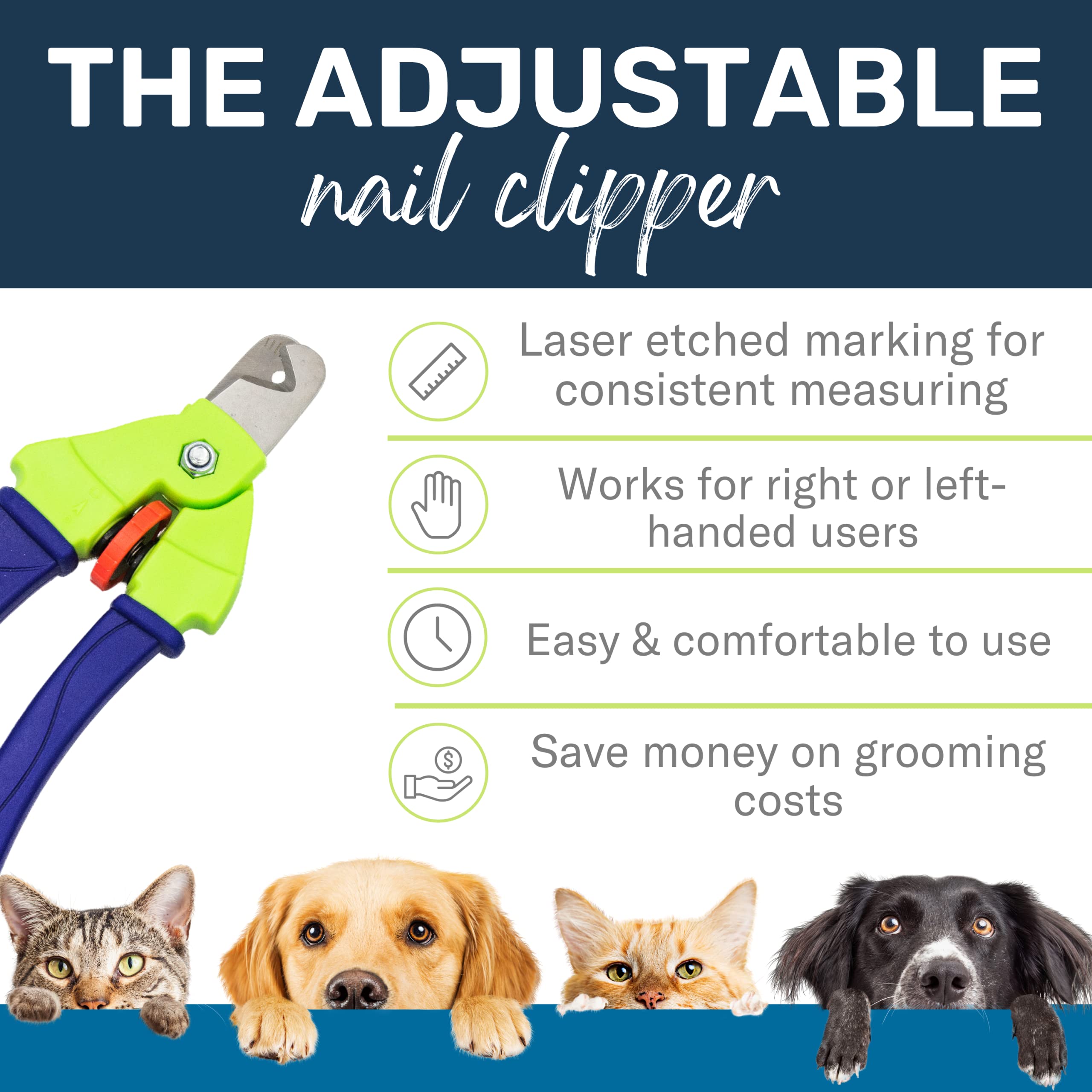 Zen Clipper Precise enables at home grooming for calming nail trims.