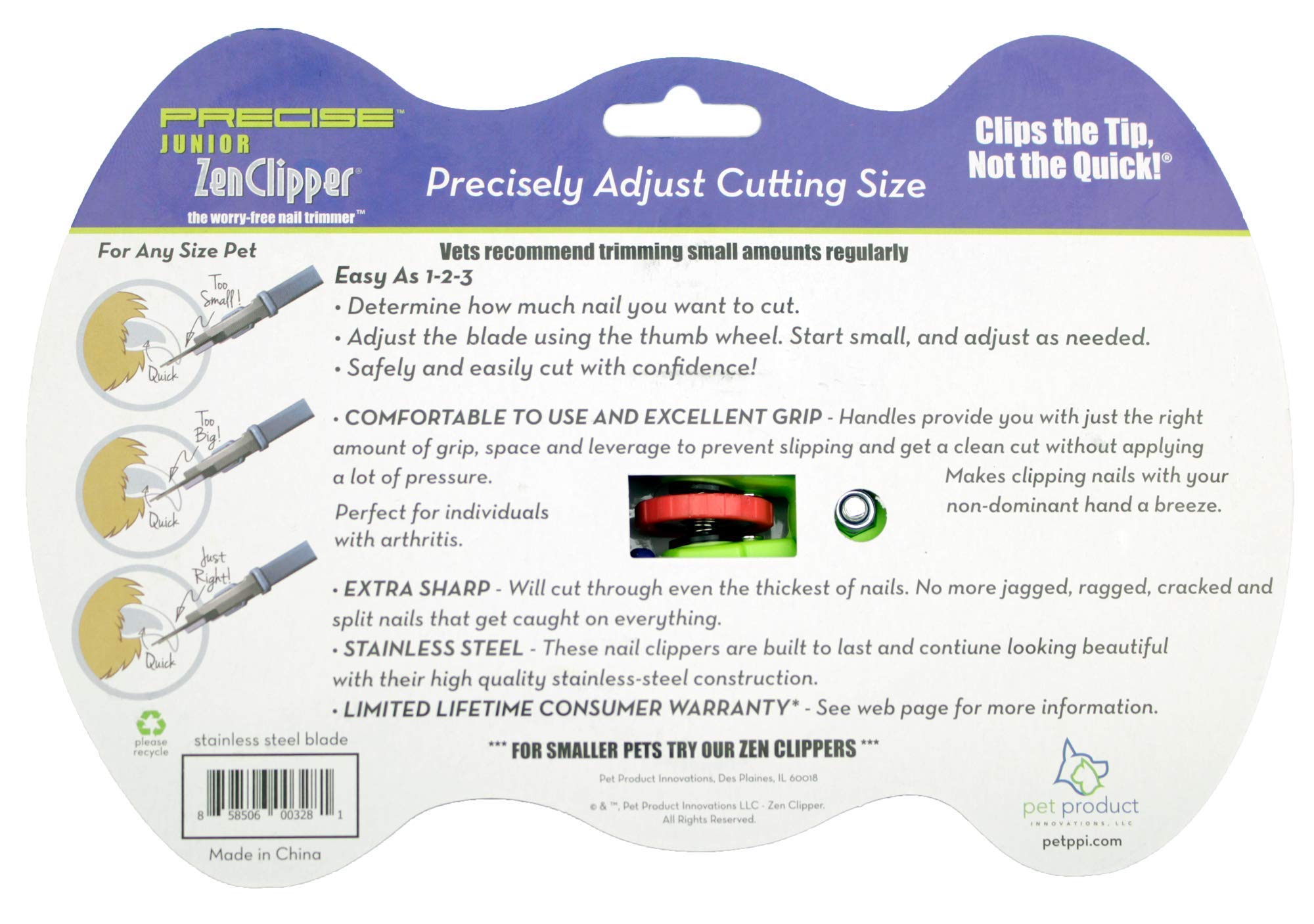 Zen Clipper Precise lifetime warranty offers reliable support during home grooming.