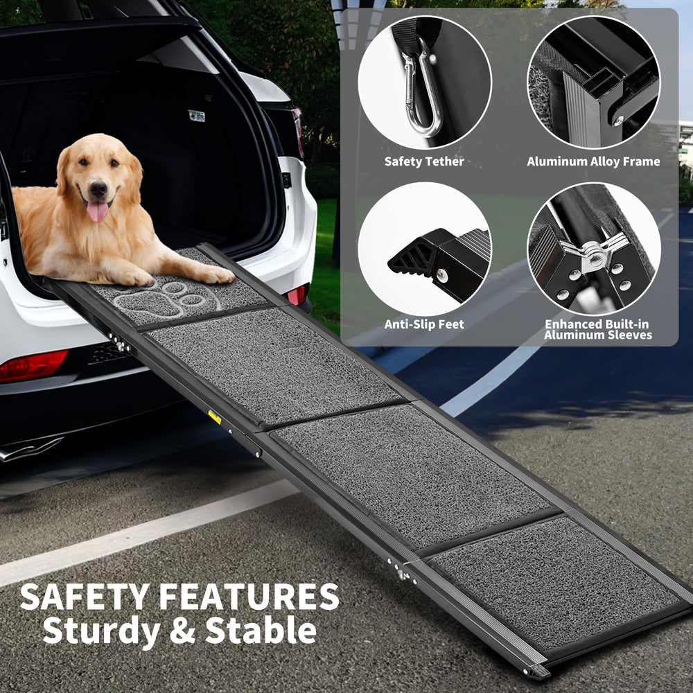 Zendova maximum-load-250lbs demonstrates strong support for larger dogs.