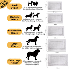 ZENGAOOU 36x23 inch dog bed supports medium to large dogs.
