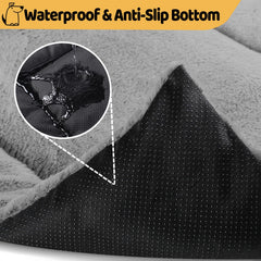 ZENGAOOU 36x23 crate pad fits standard crates for dogs up to 70 pounds
