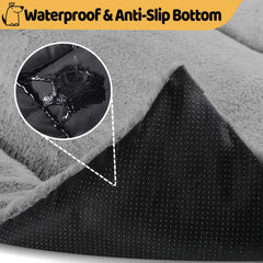 ZENGAOOU dog bed used inside a crate for calm confinement
