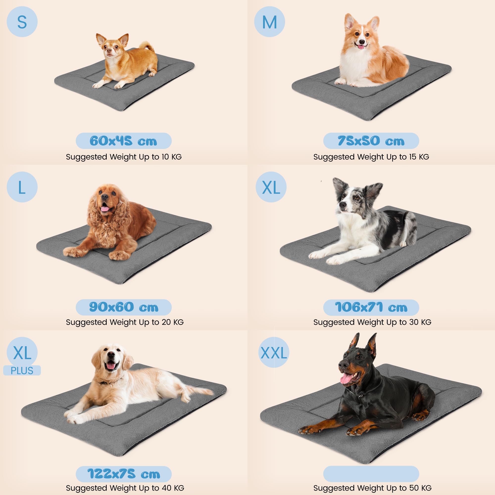 ZENGAOOU dog bed soft fiber filling cushions joints gently.