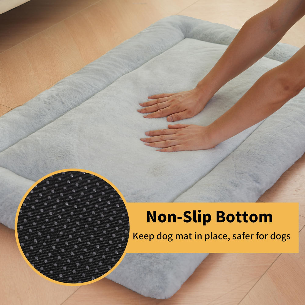 ZENGAOOU dog bed versatile for crate floor or travel car rides.