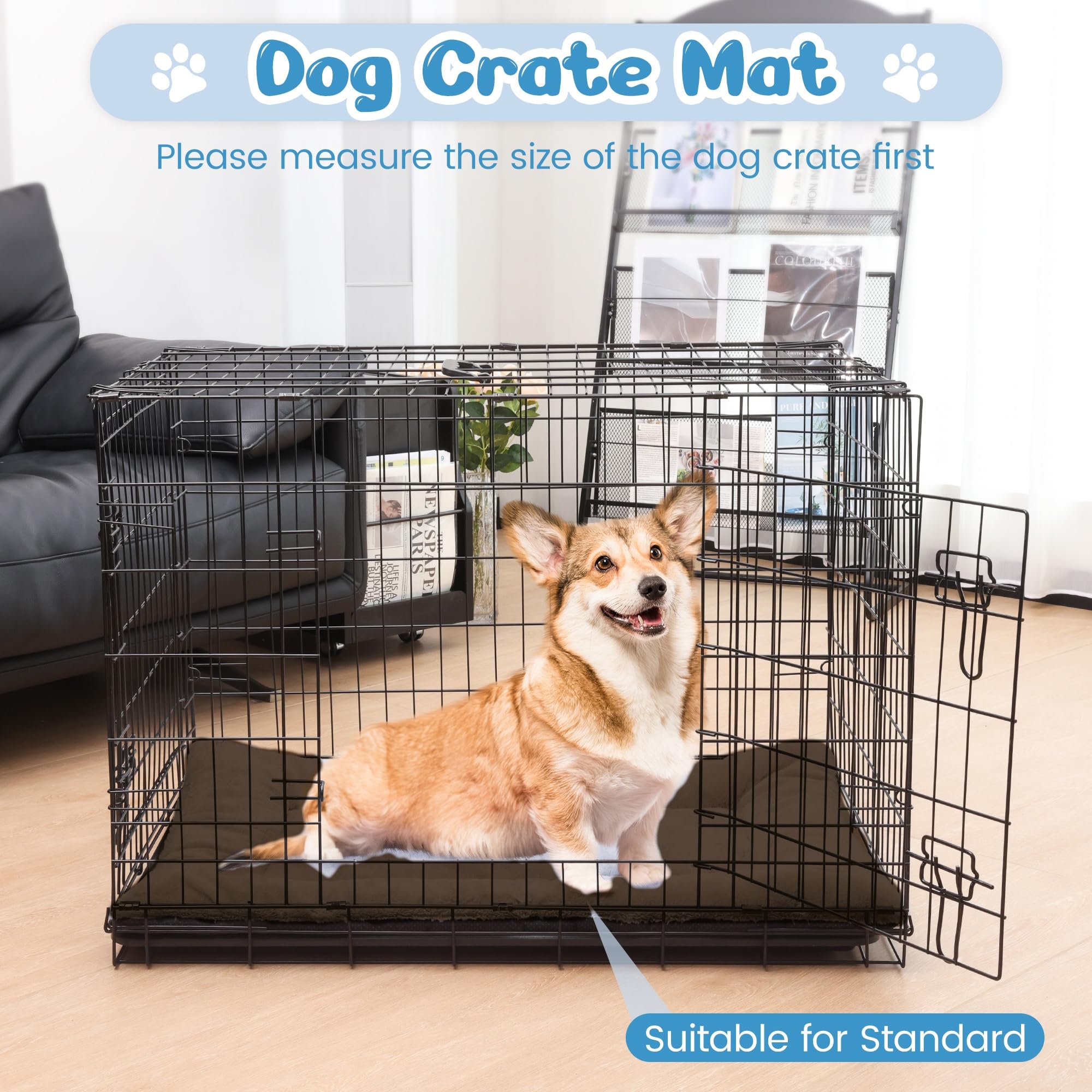 ZENGAOOU dog bed ultra-soft-padding delivers plush comfort for naps.