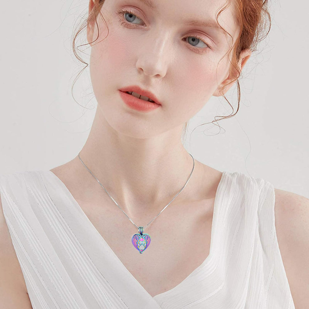 zeqingjw collar urna dimensiones 0,78 x 0,82 pulgadas, tamaño compacto