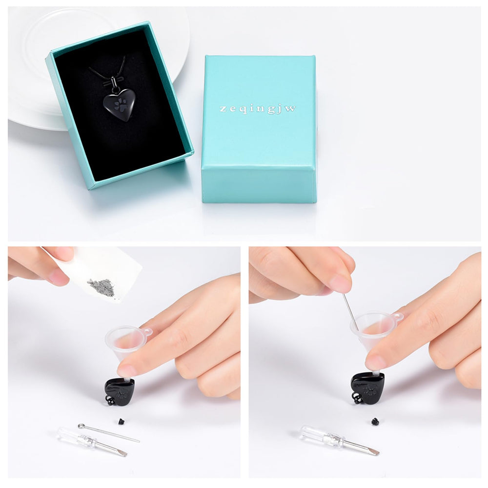 zeqingjw multi function ashes necklace holds ashes or small keepsakes