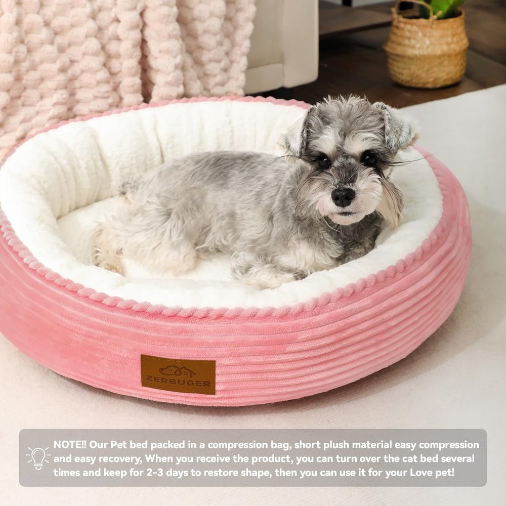 Zerbuger round pet bed makes a thoughtful gift for pet lovers