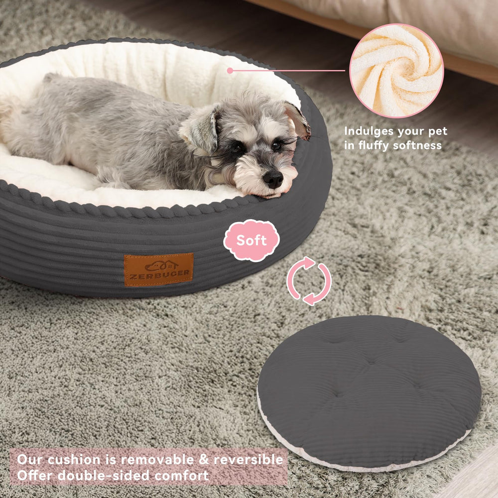 Zerbuger 30in dog bed car travel setup for comfy rides.
