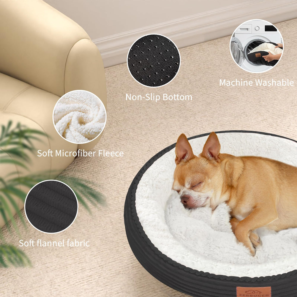 Zerbuger 30in dog bed crate-friendly option for secure travel or crate time.