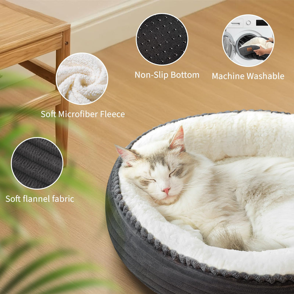 Zerbuger cat bed suits small dogs, puppies, and kittens for shared lounging.