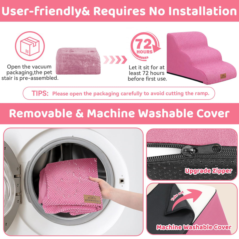 Zerbuger curved design promotes gentle ascent for older pets