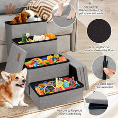 Zerbuger Dog Stairs assembly guide shown for quick setup